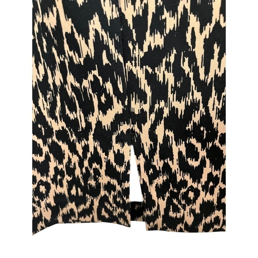 Alfani Animal Print Umbre Stretch Knit Elastic Waist Skirt Size Medium - Picture 2 of 4